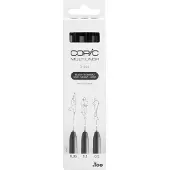 Copic Multiliner finelinerset zwart (0,05 - 0,3 mm) 3 stuks