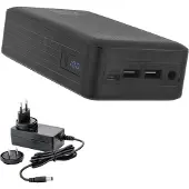 XTPower XT-27000 DC PA Powerbank 26800 mAh USB PD Li-ion USB, USB-C, DC-aansluiting 3,5 mm Zwart Statusweergave, Gelijktijdig laden en ontladen