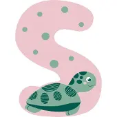 Small Foot Houten Dieren Kinderletter S