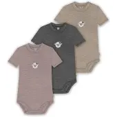 Normani Rompertje/body 'Tihoi' beige / bruin / antraciet / wit