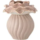 Bloomingville Vaas aardewerk rose Petalia 17cm