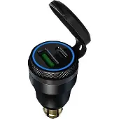 CTR Double Usb/usb-c Din Usb-stopcontact