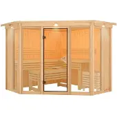 Karibu | Alcinda 2 Sauna met Dakkraag
