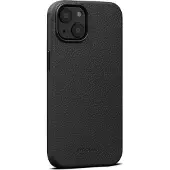 WOOLNUT Leren hoesje voor iPhone 14, zwart (iPhone 14), Smartphonehoes, Zwart