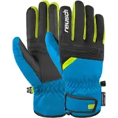 Reusch Sporthandschoenen 'Baldo' donkerblauw / geel / zwart / wit