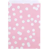 Rotim 200x Papieren Zakjes Dots Roze 17x25cm