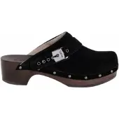 Scholl Klomp Women Pescura Robin Black-Schoenmaat 40