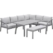 Garden Impressions Tarera lounge dining set 6-delig R - taupe