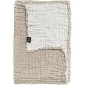 Himla Hannelin bedsprei beige-wit 260 x 260 cm.
