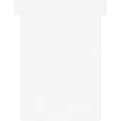 Nobo Maat 3 T-Kaarten 92 x 120mm Wit 100 Stuks