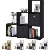 VCM Nitas wandkast , kamerverdeler 6 vakkenBeuken decor.