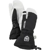 Hestra - Kid's Army Leather Heli Ski 3 Finger - Handschoenen 3, zwart