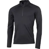Lundhags - Gimmer Merino Light 1/2 Zip - Merino-ondergoed XXL, zwart/grijs