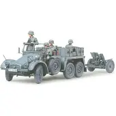 Tamiya Modelbouwpakket Militaire voertuigen - 35259 German Krupp Protze w/ 37mm PAK with 4 Figures Plastic - 1:35 - Modelbouw