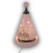 Niermann Standby Carrousel Bungee Bunny nachtlampje, paars / roze / rose, Kinderkamer, Kunststof, Tafellamp