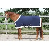 Harry's Horse Fleecedeken staatsiemodel met borstflap 165cm navy