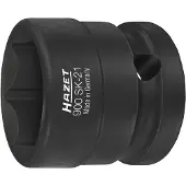 Hazet Krachtdopsleutel 900SK-21 · 1/2 inch (12,5 mm) vierkant hol · Buiten-zeskant-tractieprofiel · SW 21 mm