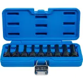 Bgs Kraft-Bit-Einsatz-Satz 12,5 mm (1/2") Keil-Profil (für Ribe) M5 - M14 9-tlg.