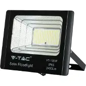 V-TAC VT-100W Schijnwerpers op zonne-energie - 35W - Zwart - IP65 - 2450 Lumen - 6000K