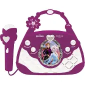 Lexibook Frozen Musical Speaker Handbag design met microfoon, Voice changer en Line-In cable