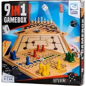 Clown Games 9-In-1 Spellendoos Hout
