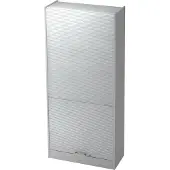 Hjh OFFICE PRO SIGNA R90 CE - Grijs/Zilver Roldeurkast Hoogte van de map | 5 OH Chrome metaal handgreep