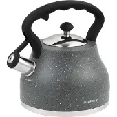 Klausberg met fluitje KLAUSBERG 2,7L KB-7449, Waterkoker, Grijs