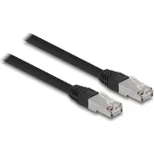 DeLOCK S/FTP Cat 6a - 5 meter - Zwart -