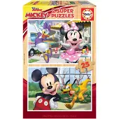 Educa - puzzel - 2 x 25 stuks - Mickey & Friends