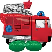 Amscan AirLoonz brandweer auto 106cm