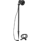 Star Trading Focus prikspot in zwart, hoogte 67 cm, zwart, Aluminium