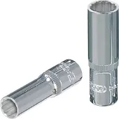Ks Tools 3/8" CHROMEplus doppen, 12-kant, lang, 9 mm