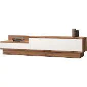 Skye Decor Modern TV-meubel - Gemelamineerd | 160 cm Breedte | Atlantic Pine Wit