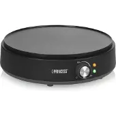 Princess 492235 - Pannenkoekenmaker - Crêpe Maker Deluxe - Hollandse pannenkoeken en crepes - diameter 30cm - Anti aanbaklaag - 1200W - Incl crêpe spatel