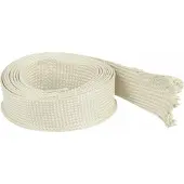 DeLOCK Braided Sleeve made of nomex fibers 2 m x 25 mm white
