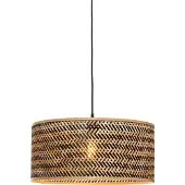 Good&Mojo Bamboe LED Hanglamp Java | 1X E27 Max 60W | Natural/Black
