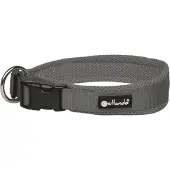 Petlando Hondenhalsband Mesh Antraciet - Klikhalsband - Xs 35-40x2 Cm
