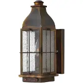 Elstead Lighting LED Wand Buitenlamp Bingham | 1X E14 Max 60W | IP44 | Dimbaar | Sienna