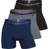 JBS Boxershorts donkerblauw / grijs / zwart