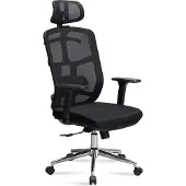 Amstyle Concur Draaibare Bureaustoel Zwart