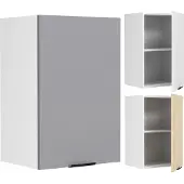 VCM Fasola keuken bovenkastje 40 cm 1 deur antracietgrijs, wit.