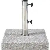 Casa.pro Parasolvoet Bomba parasolhouder graniet vierkant 38x38x6,5 cm