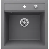 Bergström Tesa Spoelbak – 49 x 51 cm Grijs