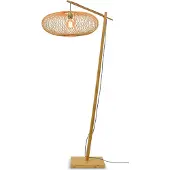 Good&Mojo Booglamp - vloerlamp Cango large, hout licht, Woon-/ Eetkamer, Bamboe, Design, booglamp