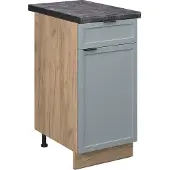 Vicco Fame-Line Keukenonderkast – 40 cm, WB Antraciet Licht blauw-grijs