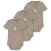 Normani Rompertje/body beige / wit