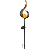 Globo Zonne-tuinverlichting, decoratief, metaal. Zonnepaneellamp voor buiten, buitenverlichting, model 33465