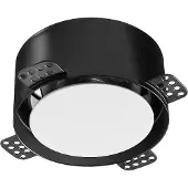 NoShow 2.0 instucbaar designventiel 125mm - toevoer/afvoer - ZWART
