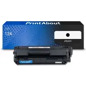 PrintAbout Huismerk HP 12X (Q2612X) Toner Zwart Hoge capaciteit