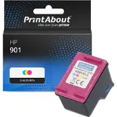 PrintAbout Huismerk HP 901 (CC656AE) Inktcartridge 3-kleuren